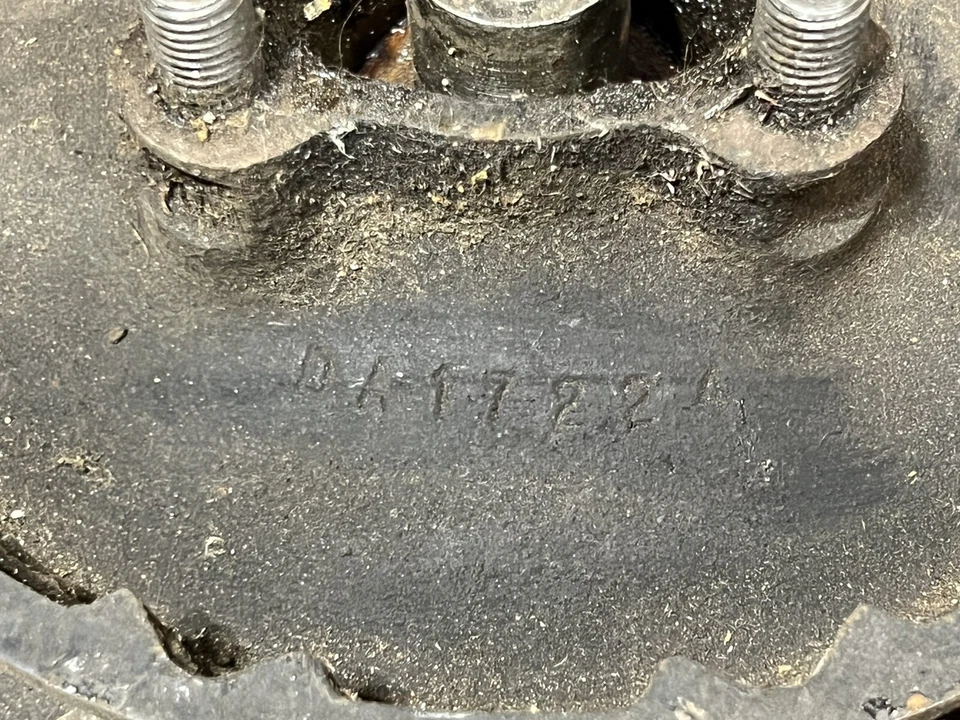 BSA A7 A10 Rear 19" Wheel Rim Hub Full Width 7" Brake Drum W.M. 3.19 Jones - Image 3 of 4