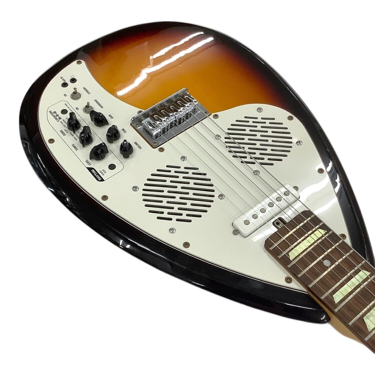 ギター VOX APACHE-1 SBL VOX APACHE-1 Teardrop Type Electric Travel Guitar 3-Tone