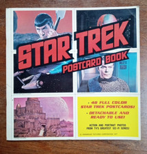 Original 1977 Star Trek Classic Postcard Book- 48 Punch Out PostCards- Complete