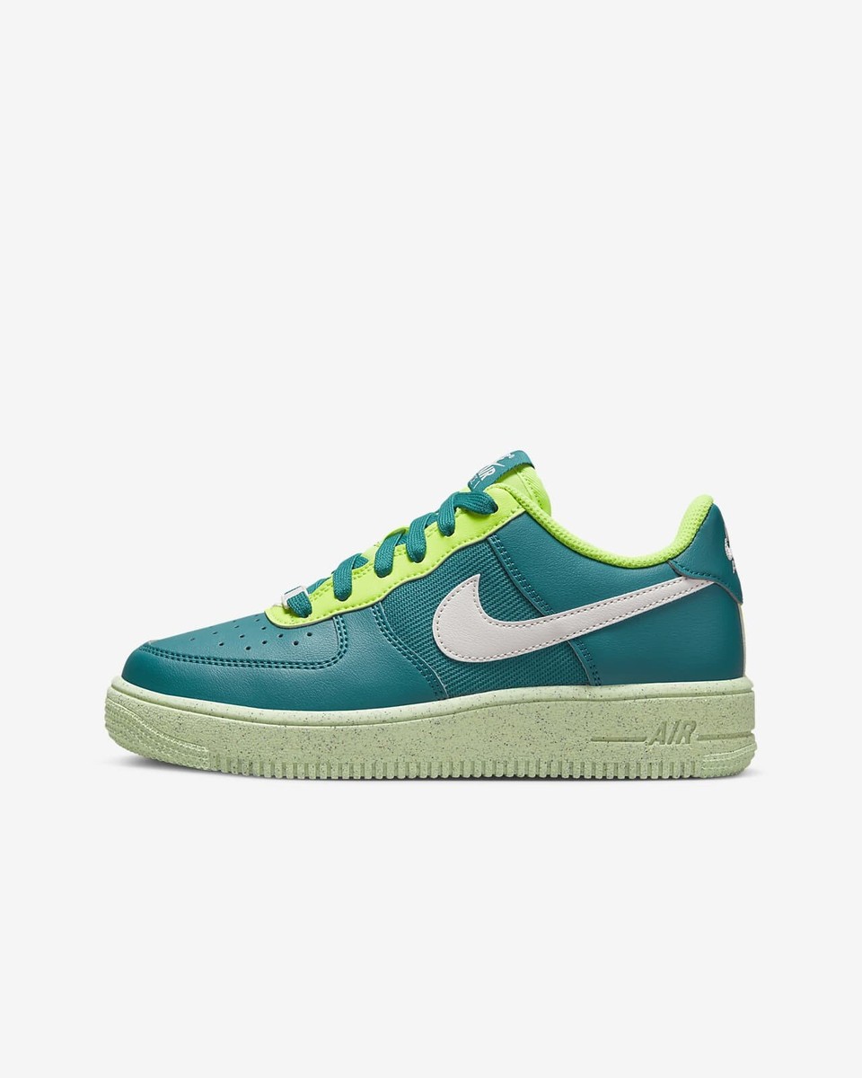 Nike Air Force 1 Low Crater Bright Spruce Volt Shoes DM1086-300