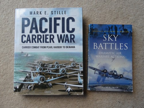 PACIFIC CARRIER WAR & SKY BATTLES -- 2 BÜCHER