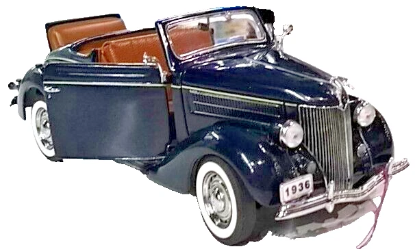 Ford Deluxe Cabriolet 1936 convertible, diecast 1/24 de Danbury como nuevo Foto 2 de 4