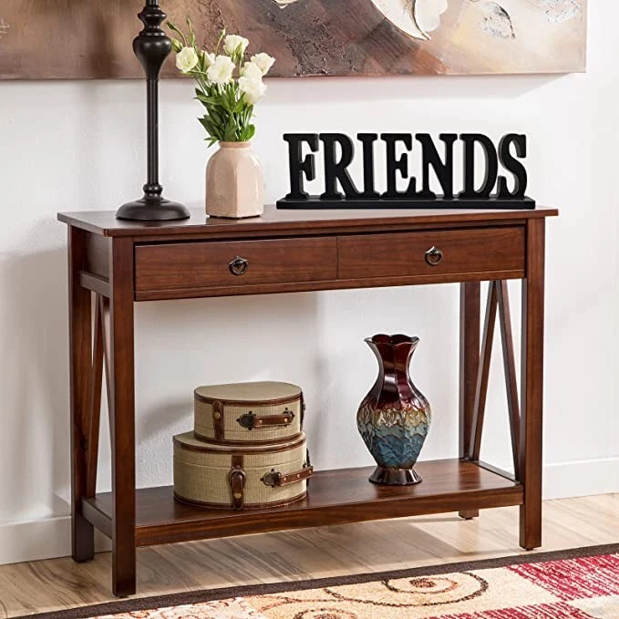 Wooden Friends Sign for Home Decor- Freestanding Cutout Wooden Words Sign Decor - Image 3 of 4