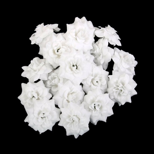 100Pcs Pop Silk Artificial Fake Rose Flower Heads Bulk Craft Wedding Party Decor - Picture 22 of 26