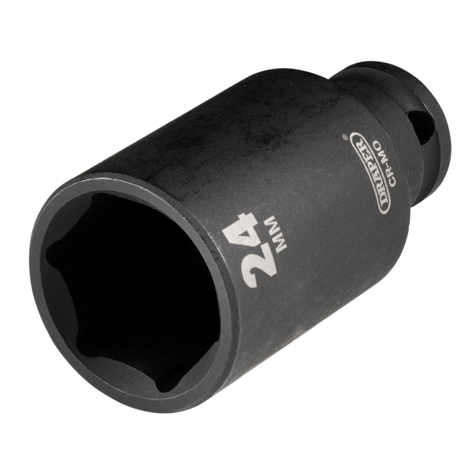 Draper HI-TORQ Metric Deep Impact Socket, 3/8"" Sq. Dr., 24mm