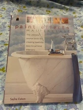 BOOK Sacha Cohen Paint Effects Masterclass Source book creating beautiful interi