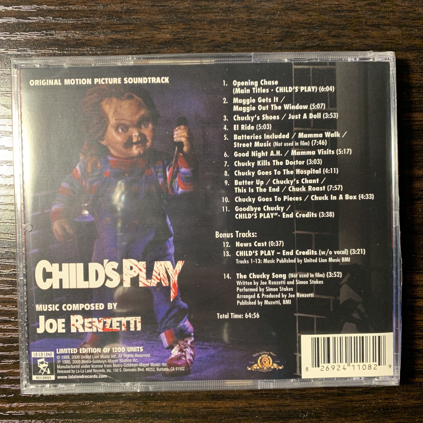 Joe Renzetti Child's Play Limited Edition Soundtrack Score OOP Horror for  sale online | eBay
