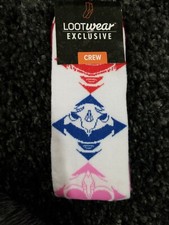 Loot Crate Wear Exclusive SABAN'S POWER RANGERS Socks Size 6-12 BRAND NEW