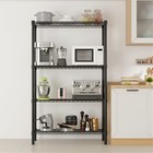 56x36x14" Storage Rack 4 Tier Organizer Kitchen Shelving Steel Wire Shelves Us