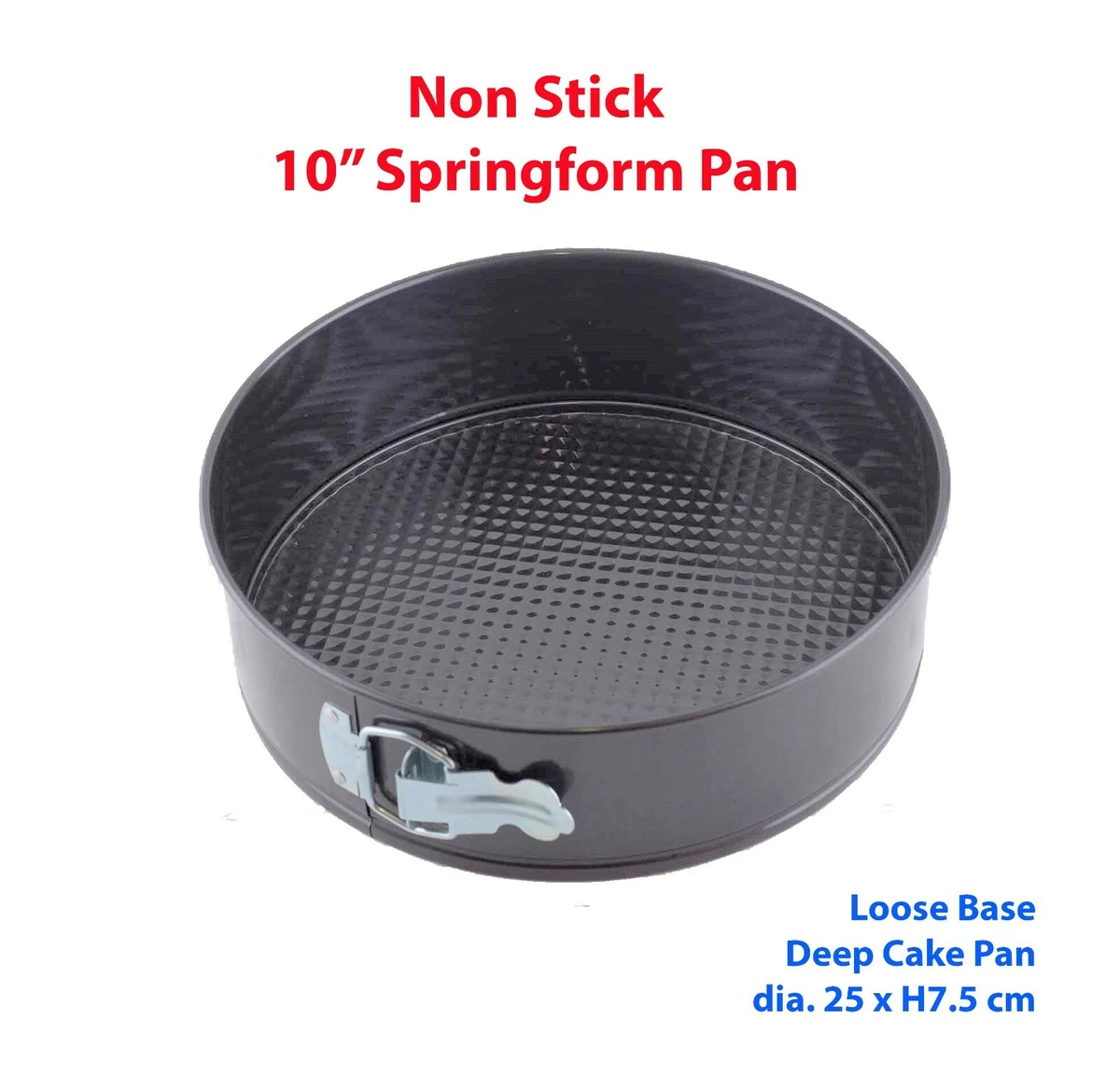 10-Inch Round Springform Cake Non-Toxic Nonstick