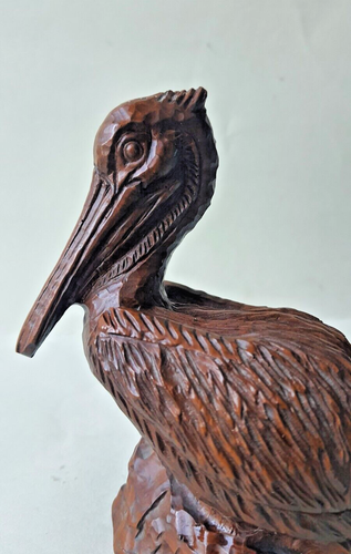 Pelican Animal Figure, Red Mill Signed, Unknown Material, Carved?, 1982 - Picture 2 of 8