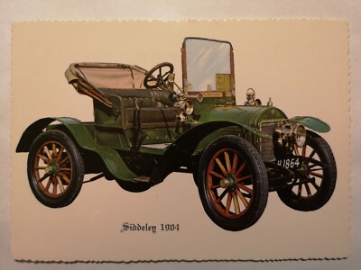 Siddeley 1904 13 H. P. Two Cylinder Cheddar Motor Museum Ansichtskarte Postcard 