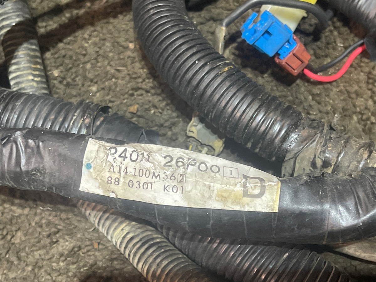 1989 Nissan 300zx Z31 Turbo Engine Wire Harness Trans Relay