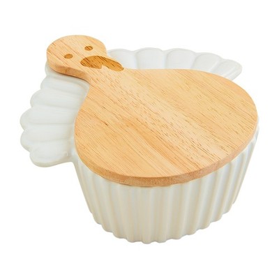 Mud Pie Covered Tidbit, Turkey, 6'' x 5 3/4''