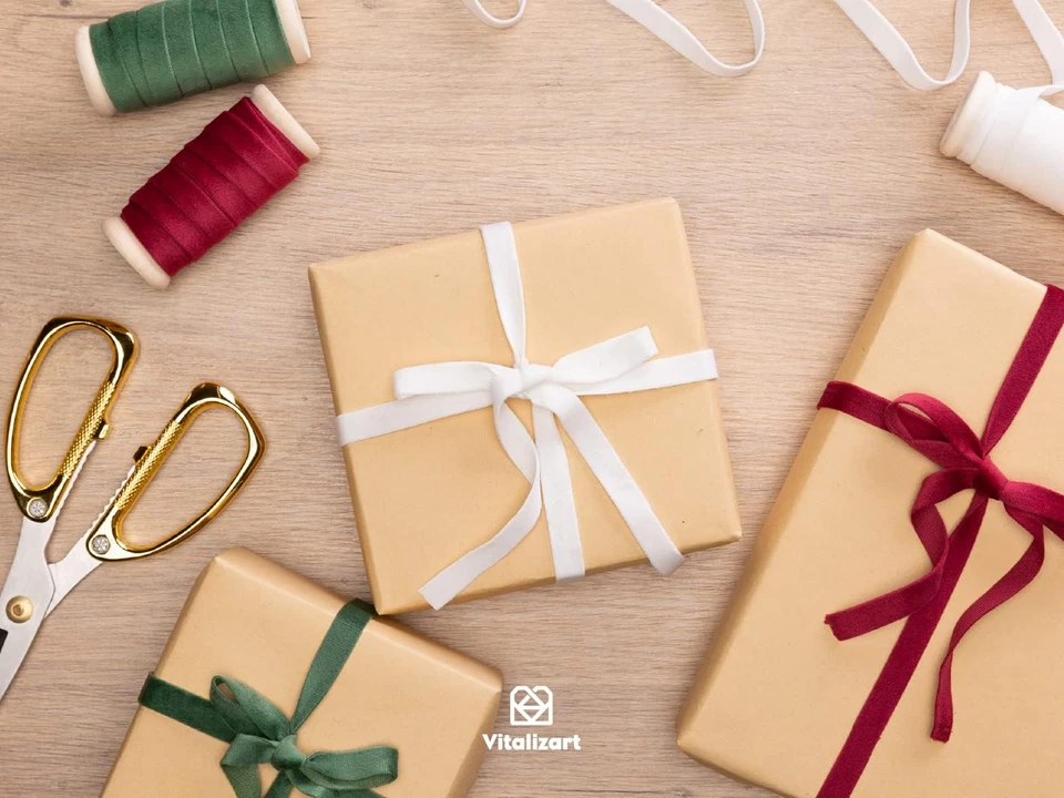 Juego de cintas de terciopelo de Navidad 3/8" X 15 yardas carrete de madera borde de tela 3 rollos * 5 yardas Foto 4 de 4