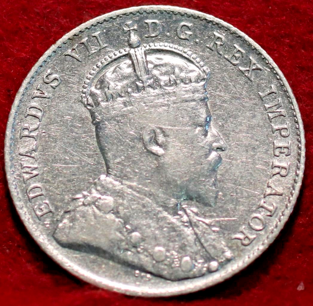 🇨🇦 1907 King Edward VII 10 Cents AU+++++ Silver Coin Canada | eBay