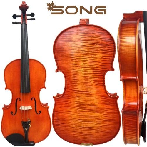 SONG Profession Guarneri Viola 17 inch Flames maple back,Good Sound Viola - 第 1/13 張圖片