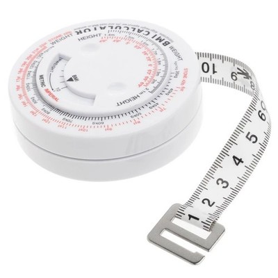 BMI Body Mass Index Einziehbares Band 150 Cm Taschenrechner Diät Maßband