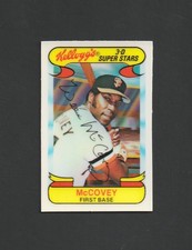 1978 Kelloggs 3d Willie McCovey #23 ~  Giants HOF ~ High Grade Card!