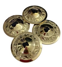 2 Pairs / 4 Pcs Finger Cymbals Zills , American Belly Dance Accessories ...