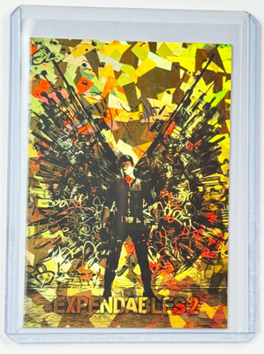 The Expendables 2 Limited Artist Signed  Sylvester Stallone  Refractor Card 1/1