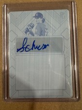 2023 Leaf Perfect Game Schuyler Sandford Cyan Printing Plate #1/1