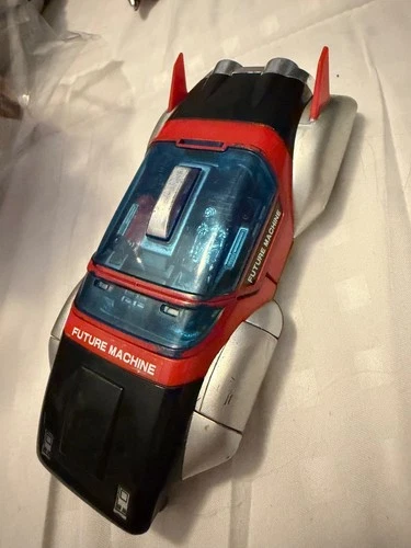 Vintage 1983 Super Gobots Psycho Future Machine Bandai Robot Car w/ Figures