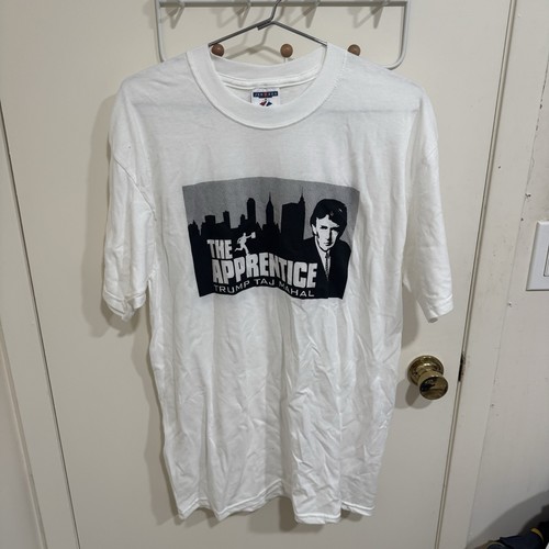 Vintage The Apprentice Trump L Promo Tee Y2K "You're Fired" Taj Mahal Jerzees