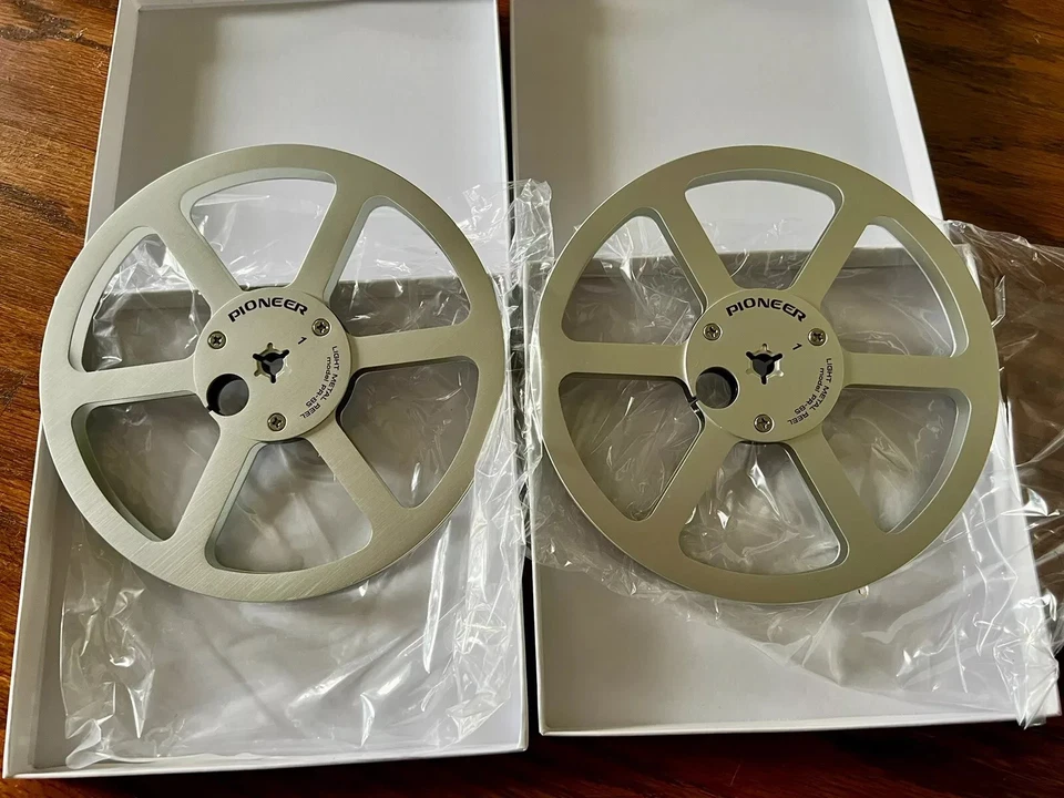 7 Inch Metal Reels Aluminum Pair For Pioneer Reel To Reel RT-707 (a pair) - Image 3 of 4