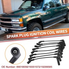 8 Pcs Spark Plug Wire Ignition Coil Cable No.89018056 for Cadillac Escalade V8