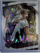 Kiki Iriafen 2025 Prizm WNBA - # 72 - White Seismic Prizm - Mystics RC