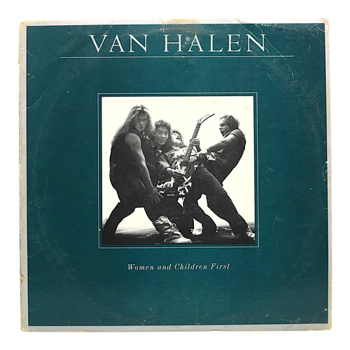 Van Halen Women And Children First LP Warner HS 3415 VG+/VG w Poster
