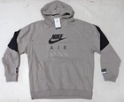 Nike Air Heavyweight Fleece Hoodie HJ0273 008 man grey jacket  Brand New $80