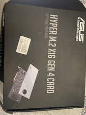 ASUS Hyper M.2 X16 Gen 4 RAID Card PCIe x16 4 Ports M.2 NVMe SSD Expansion