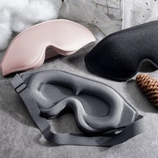 3D Travel Sleep Natural High Quality Portable Rest Soft Memory Foam Blindfold Pa