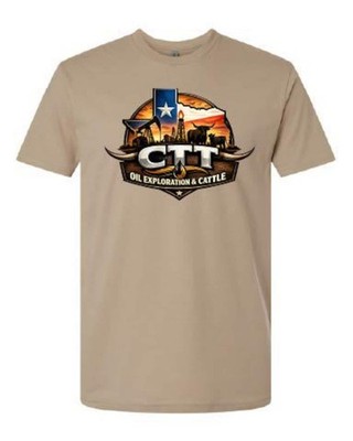 CTT Oil Exploration & Cattle Graphic T-Shirt, Landman TV Merch