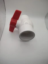 Full Port Slip Ball Valve PVC 2"
