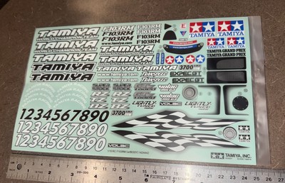 Tamiya 84031 F103RM Grand Prix F1 Decal Sticker Sheet TRF/101/102/103/104/f104