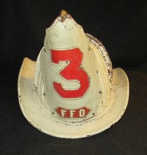 CAIRNS & BROTHER LEATHER FIREMANS HELMET FFD ...
