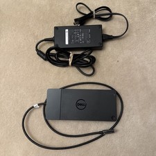 Dell WD19 USB-C DisplayPort Docking Station K20A  180w Dell Adapter HA180PM180