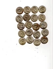 SILVER FRANKLIN HALF DOLLAR ROLL (20 COINS)