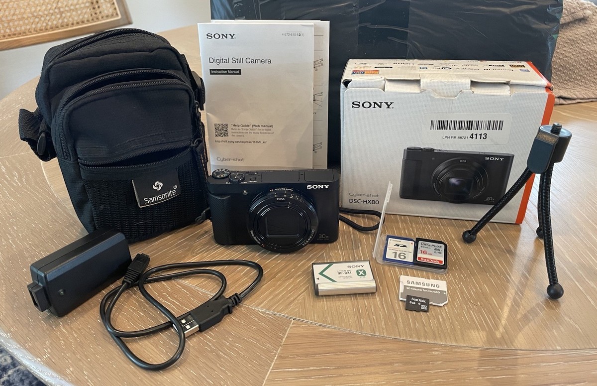 【早い者勝ち】SONY Cyber-Shot DSC-HX80 デジタルカメラ Amazon.com : Sony DSCHX80/B High Zoom Point & Shoot Camera