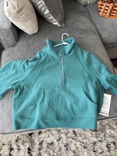 NWT Lululemon Oversized Funnel Neck Scuba In Teal Lagoon XL/XXL