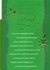 Merry Christmas Husband Man Friend Companion Him Dayspring Greeting Card
