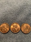 Lot Of 3 Choice BU Lincoln Cents 1951-D, 1953-D, 1954-D