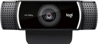 Logitech C922 Pro Stream Webcam, HD 1080p/30fps or HD 720p/60fps - Refurbished