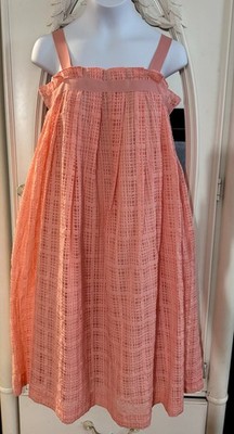 Bonpoint Girls Dress Size 12 In Peach 
