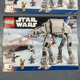 Lego Star Wars 8129 AT-AT Walker Instruction Manual Only 2 Booklets No Bricks