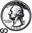 1942 Washington Quarter Proof, Flashy Superb Gem PR++