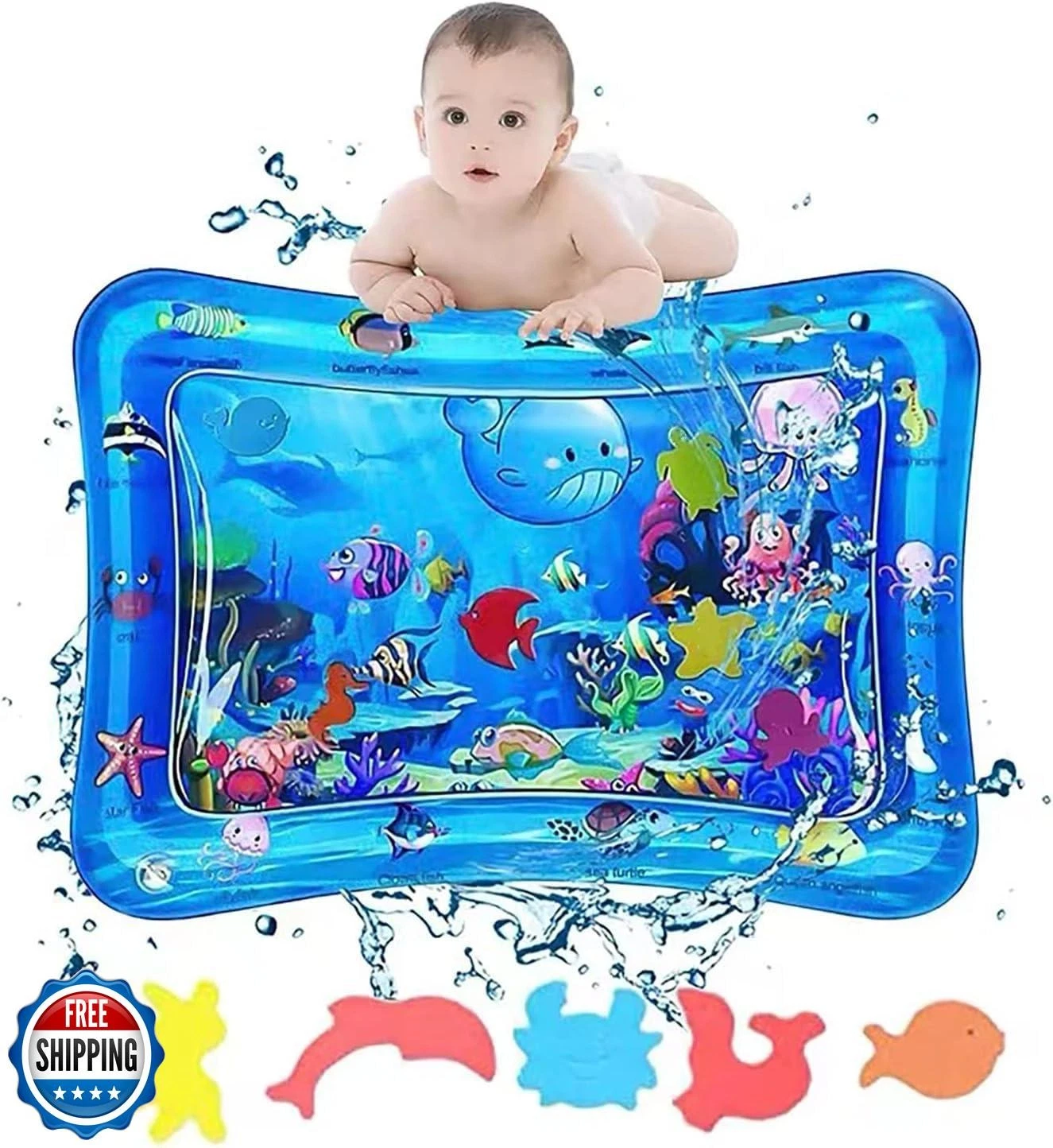 Baby Water Pad Water Play Mat for Infants Toddlers Early Development Activiti